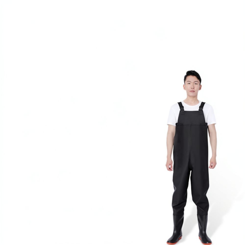 Heavy Duty PVC Wading Pants Wi - Fishing Rain Suit ulasan dan harga